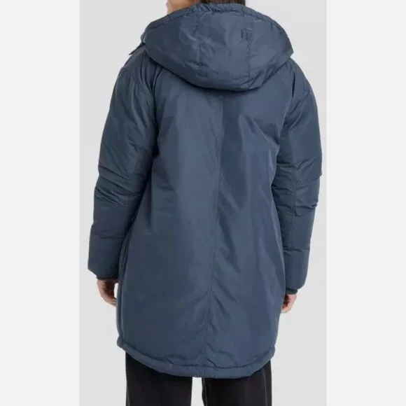 Women's Long Parka Jacket - Universal Thread Blue M - Picture 3 of 3